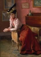 Julius LeBlanc Stewart - Woman in an Interior